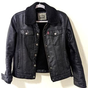 Vintage Levi's Vegan Leather Jacket